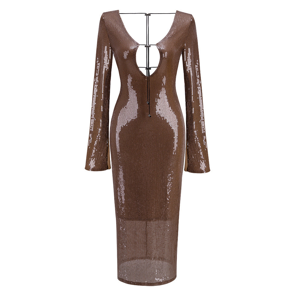Silhouette Futurism Drawstring Dress