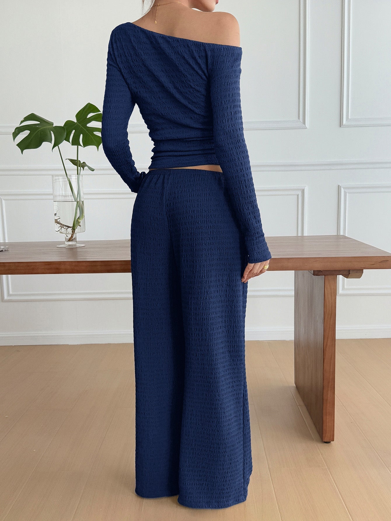 Afternoon Off-Shoulder Knit Set