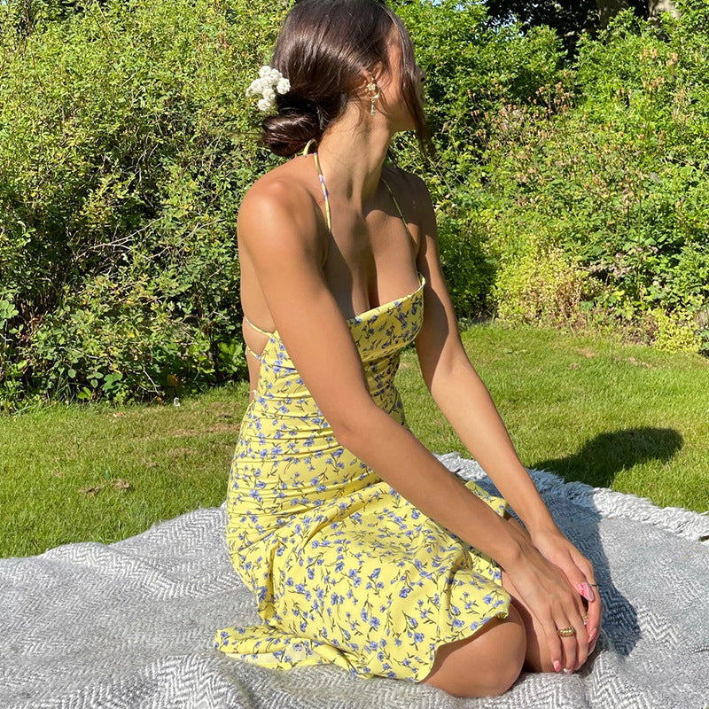 Haydée Boutique Women's Floral Slit Maxi Dress Evening Wear Edit