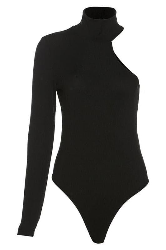 Single-sleeve irregular jumpsuit