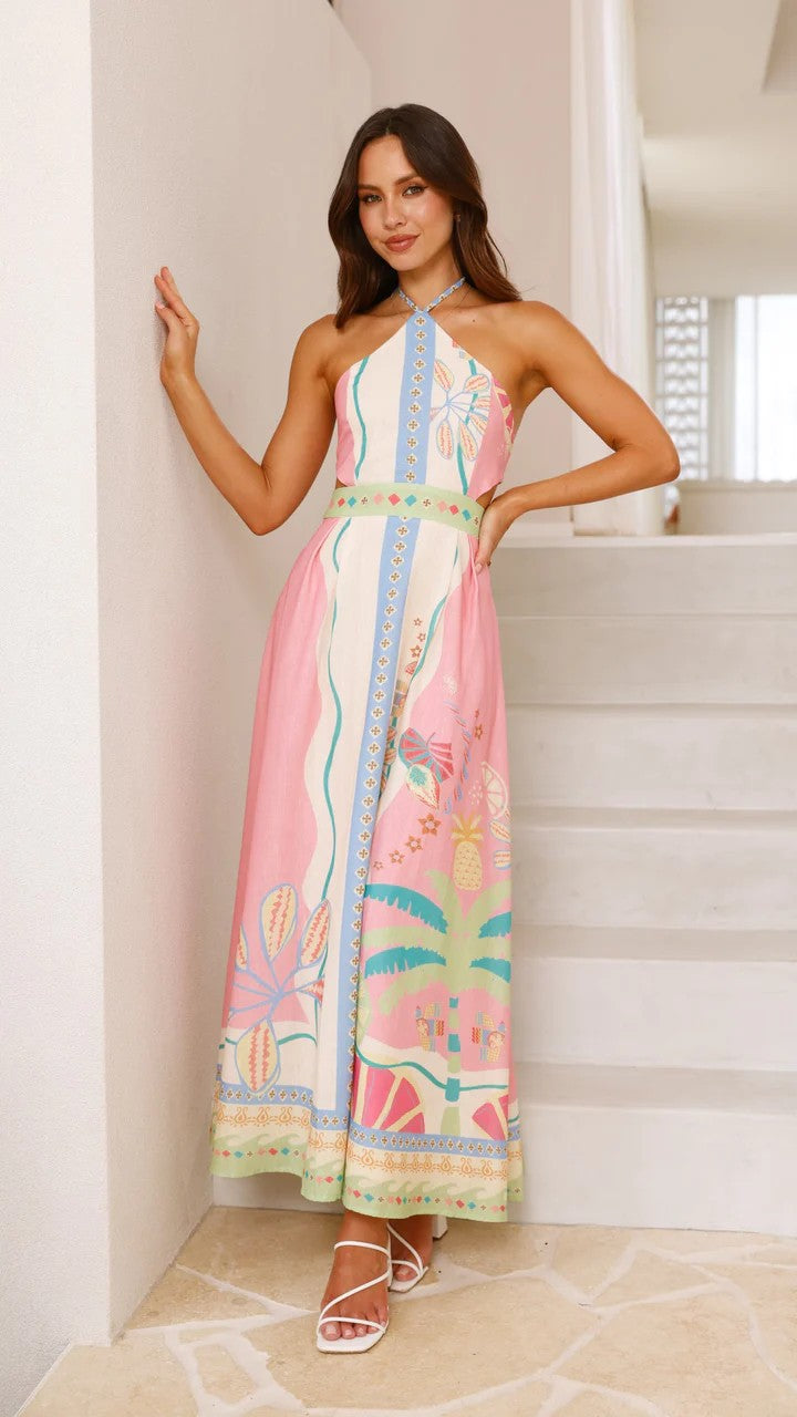 Norris Maxi Dress Pink