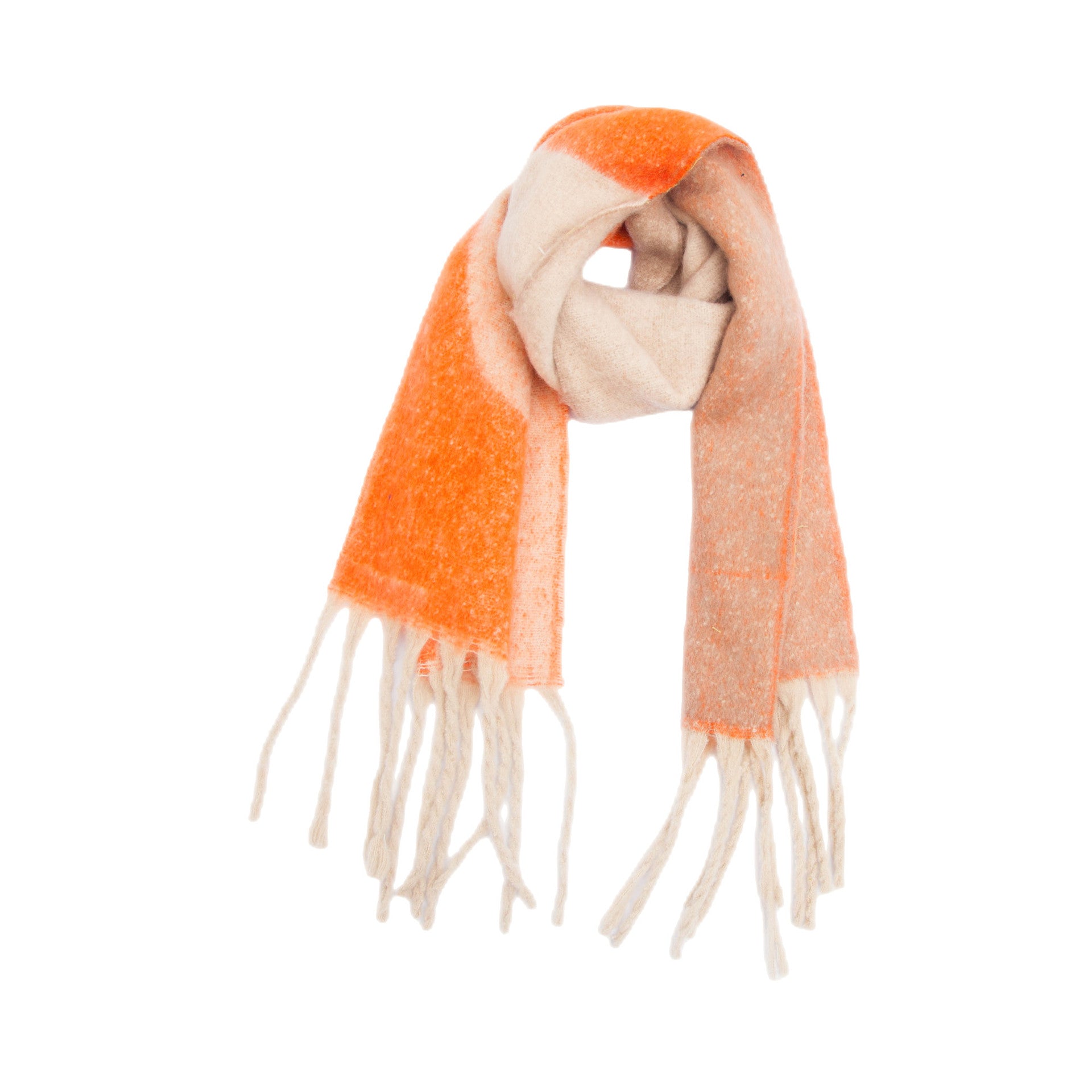 Thickened Cape Autumn Winter Loopyarn Geometric Scarf