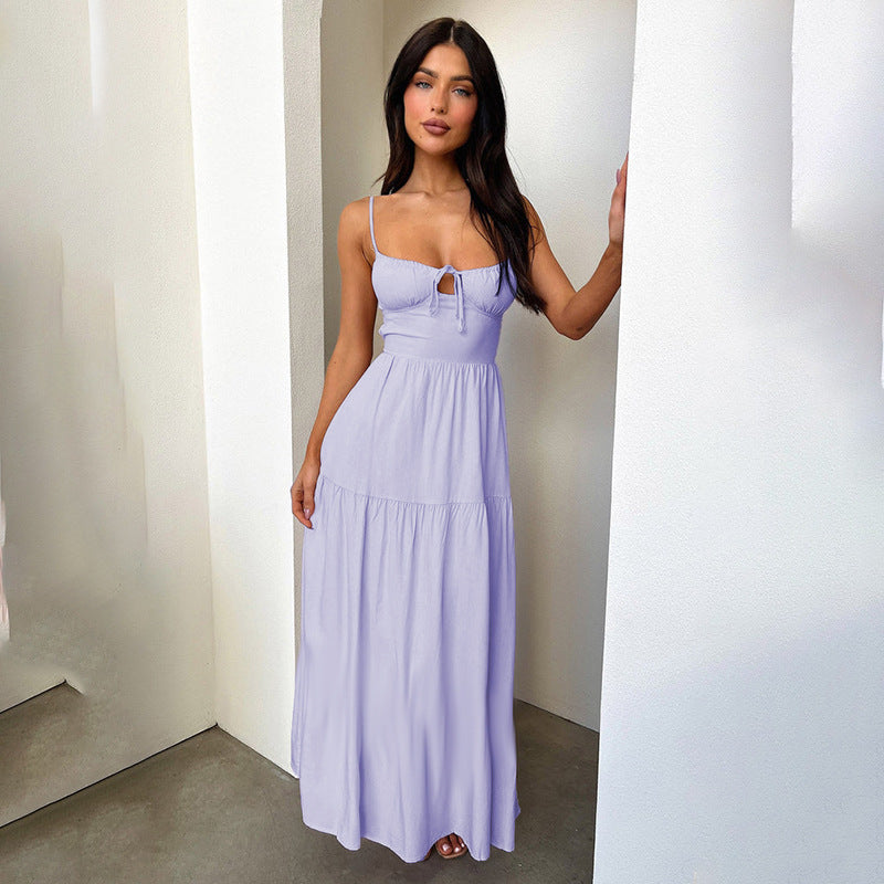 Ophelia Boutique Long Backless Dress Statement Occasion Edit