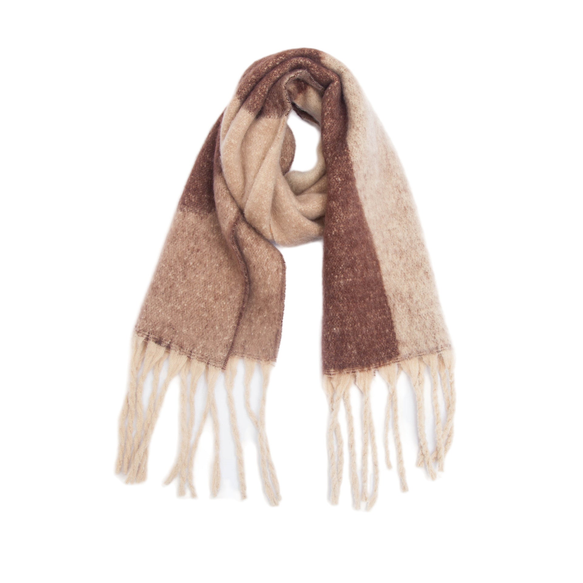 Thickened Cape Autumn Winter Loopyarn Geometric Scarf