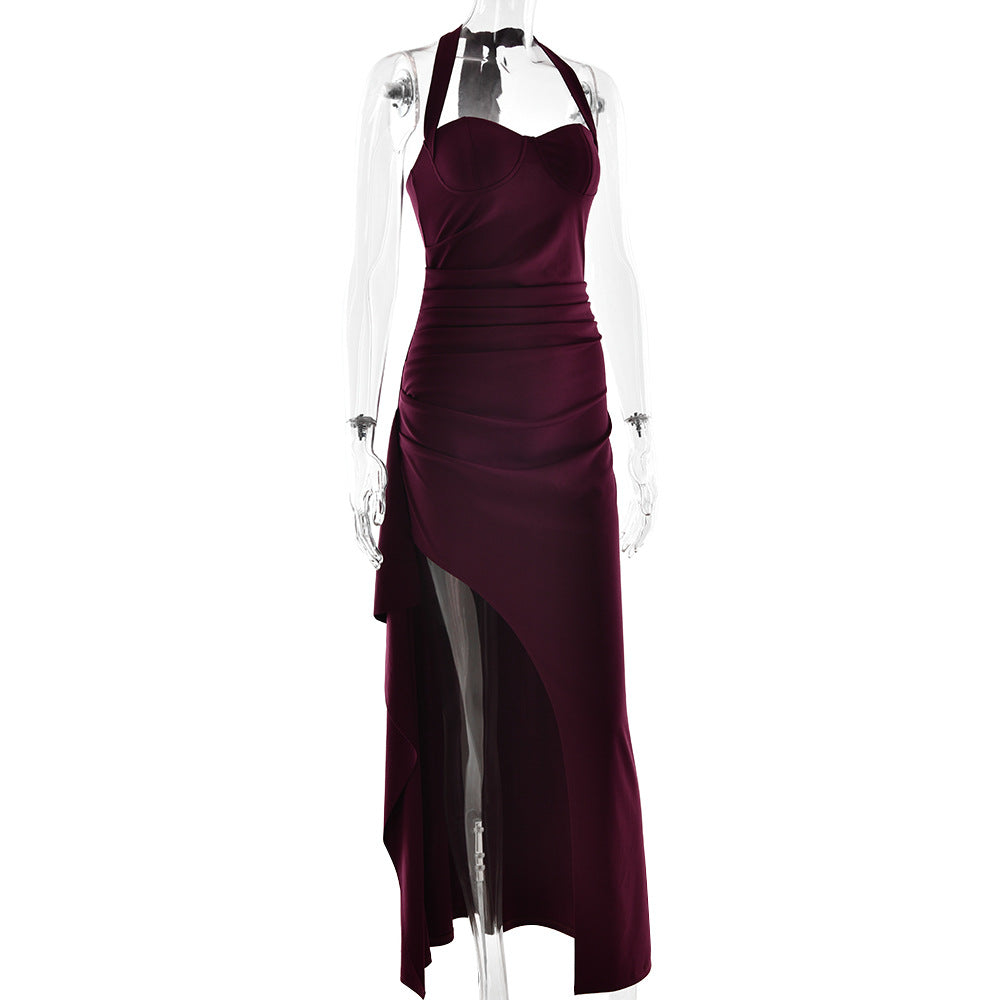 Nekoda Maxi Dress Maroon