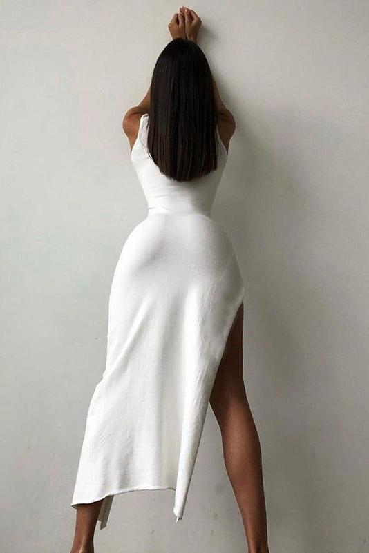 Mid-length open leg Dress