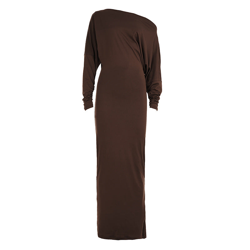 Elegant Off Shoulder Maxi Dress