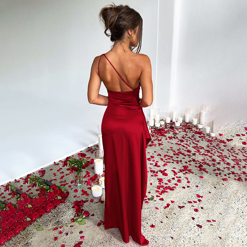 Ariana Premium Satin Maxi Dress Designer Edit