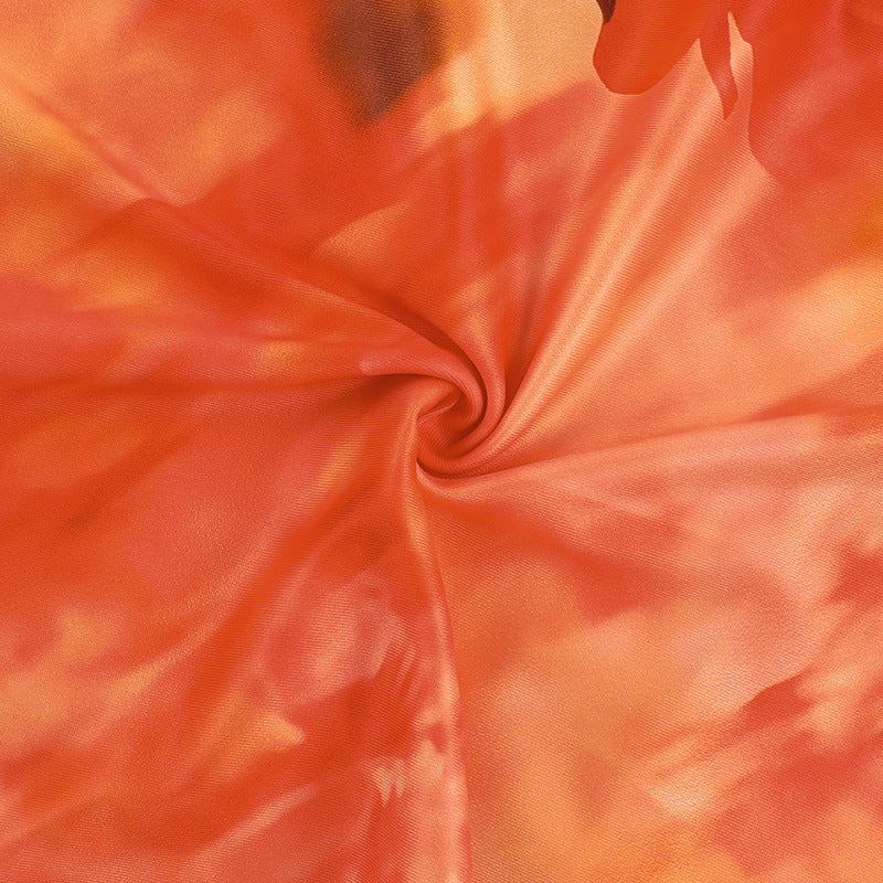 Gerbera Maxi Dress Orange