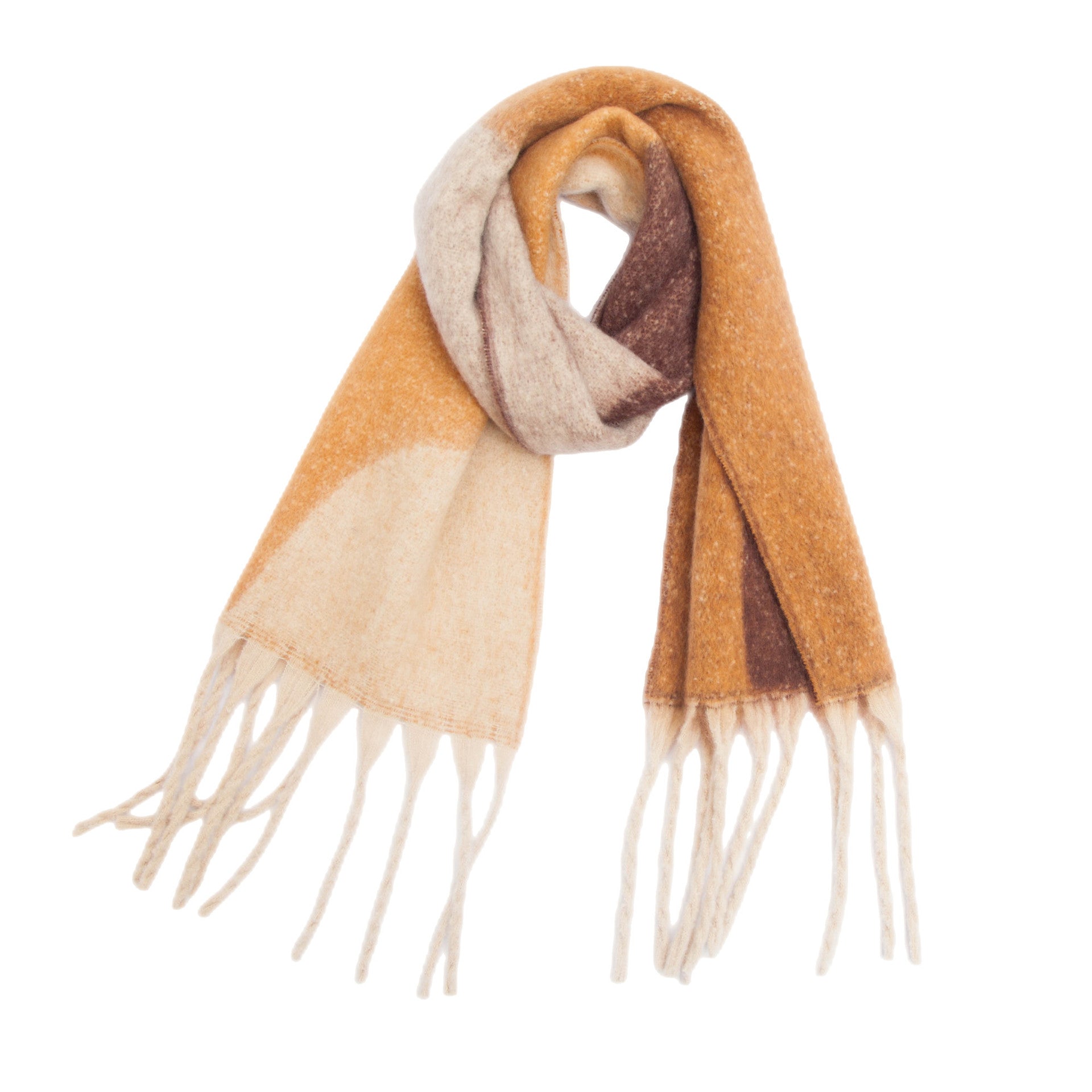 Thickened Cape Autumn Winter Loopyarn Geometric Scarf