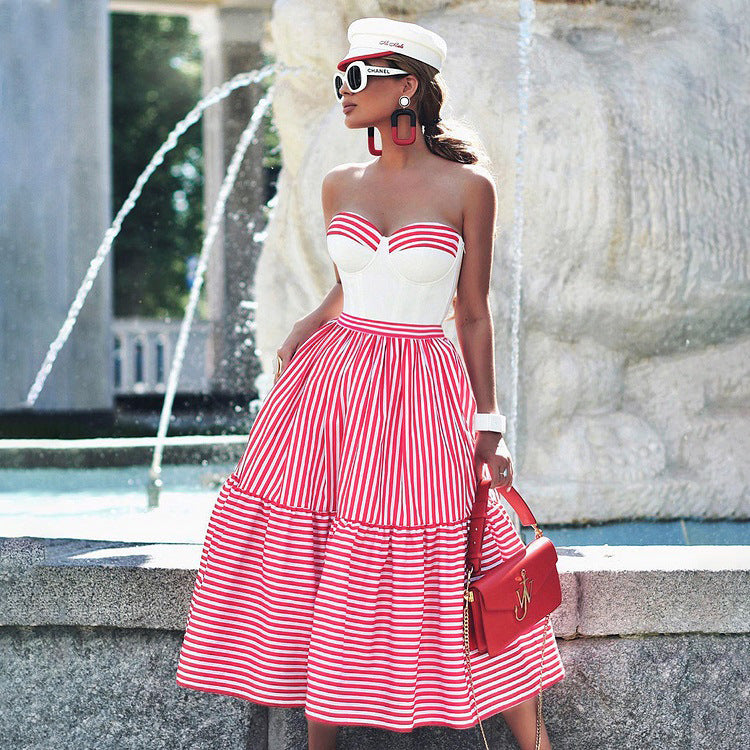 One Piece Swimsuit Women Vacation Beach Two Piece Sets