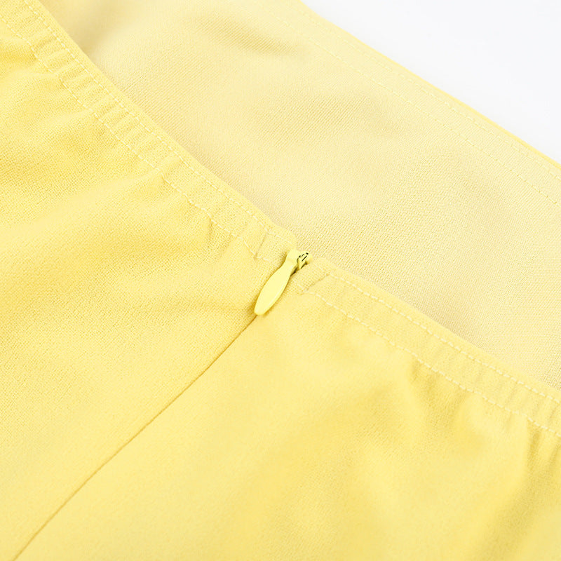 Tansy Mini Dress Yellow