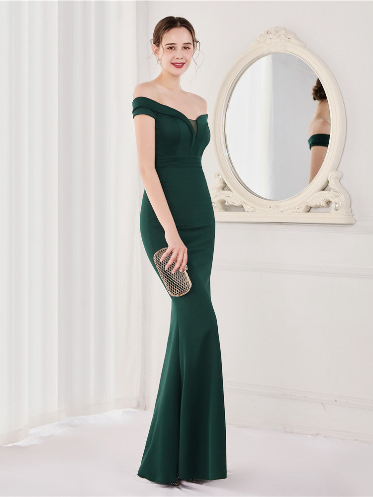 Elegant banquet evening dress