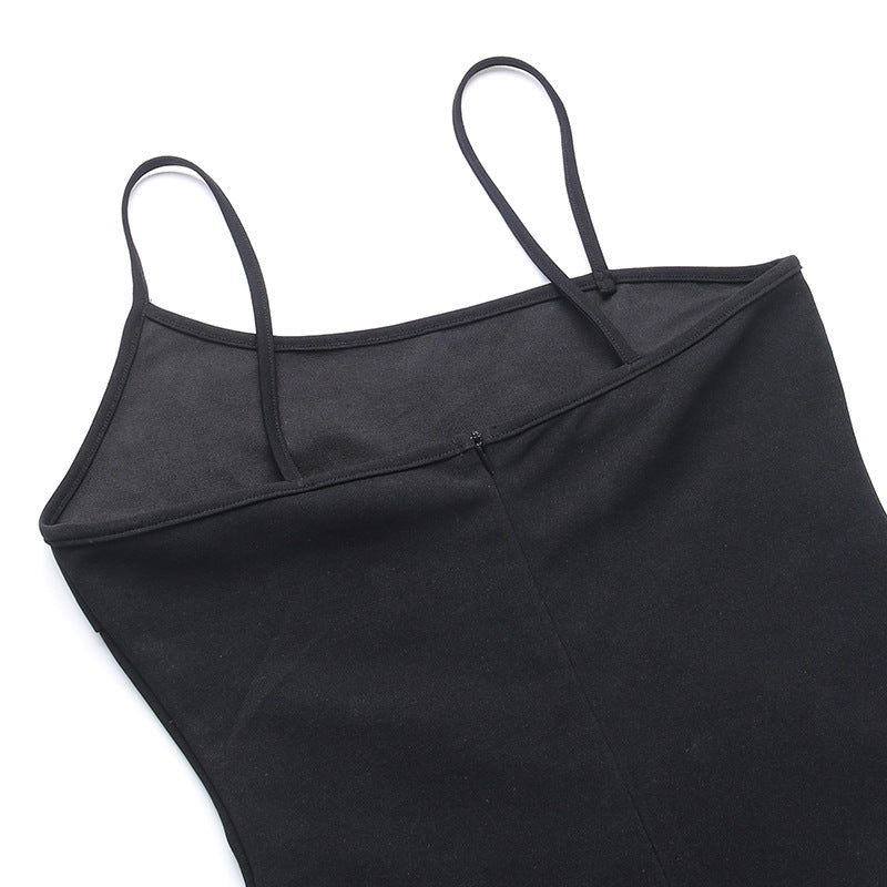 Sorano Slit Dress Black