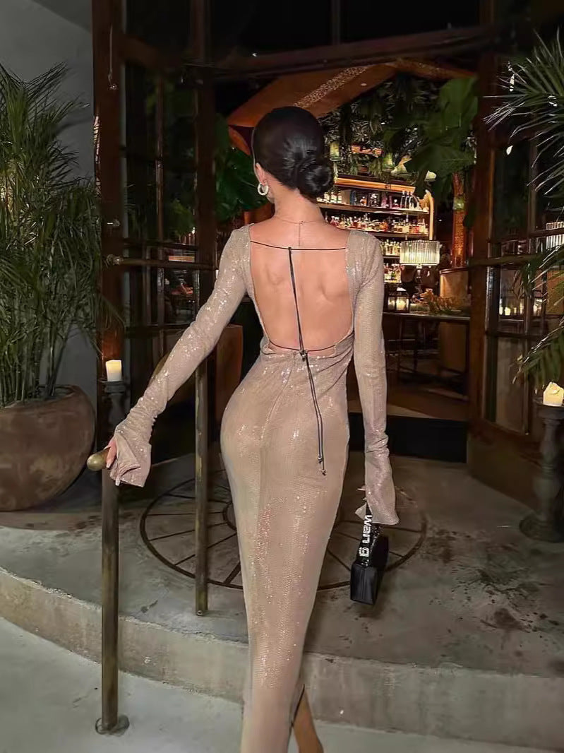 Silhouette Futurism Drawstring Dress