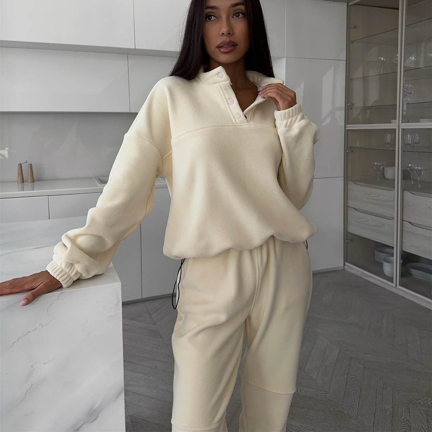 Stylish Trendy Casual Comfortable Relaxed Modern Sleek LongSleeve Suit