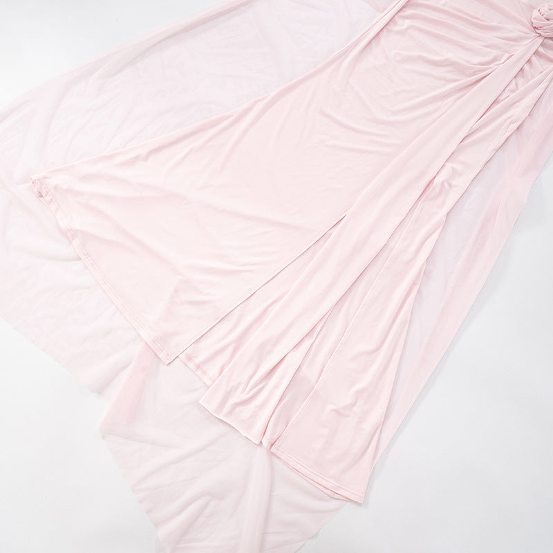 Zinnia Maxi Dress Pink