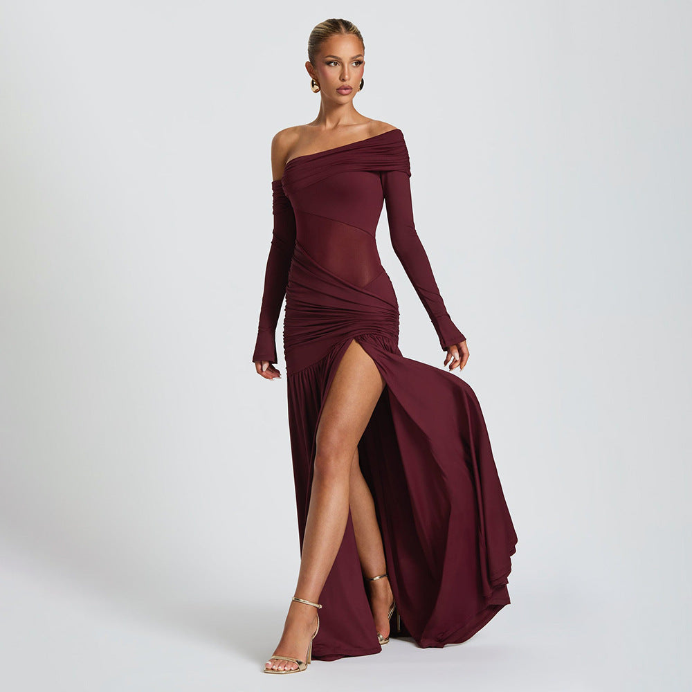 Zidane Maxi Dress Maroon