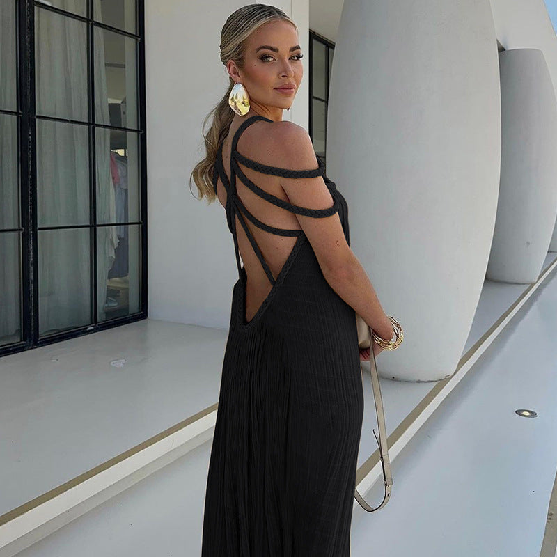 Bernarda Minimalist Long Dress for Effortless Elegance Designer Edit