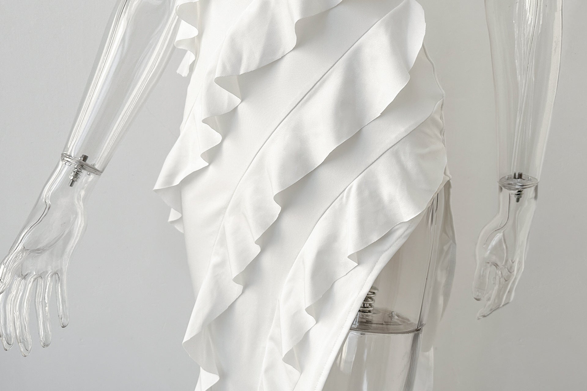 Azrim Maxi Dress White