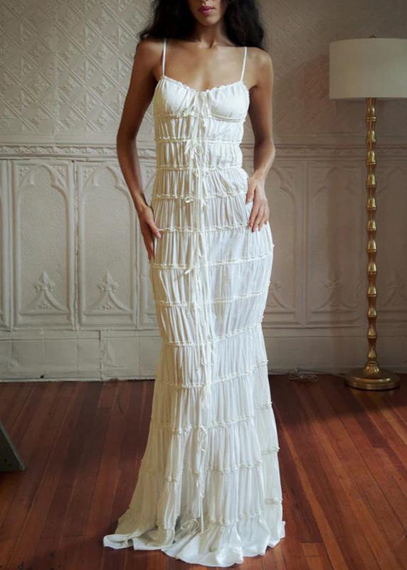 Siena TieRed Ruched Maxi Dress