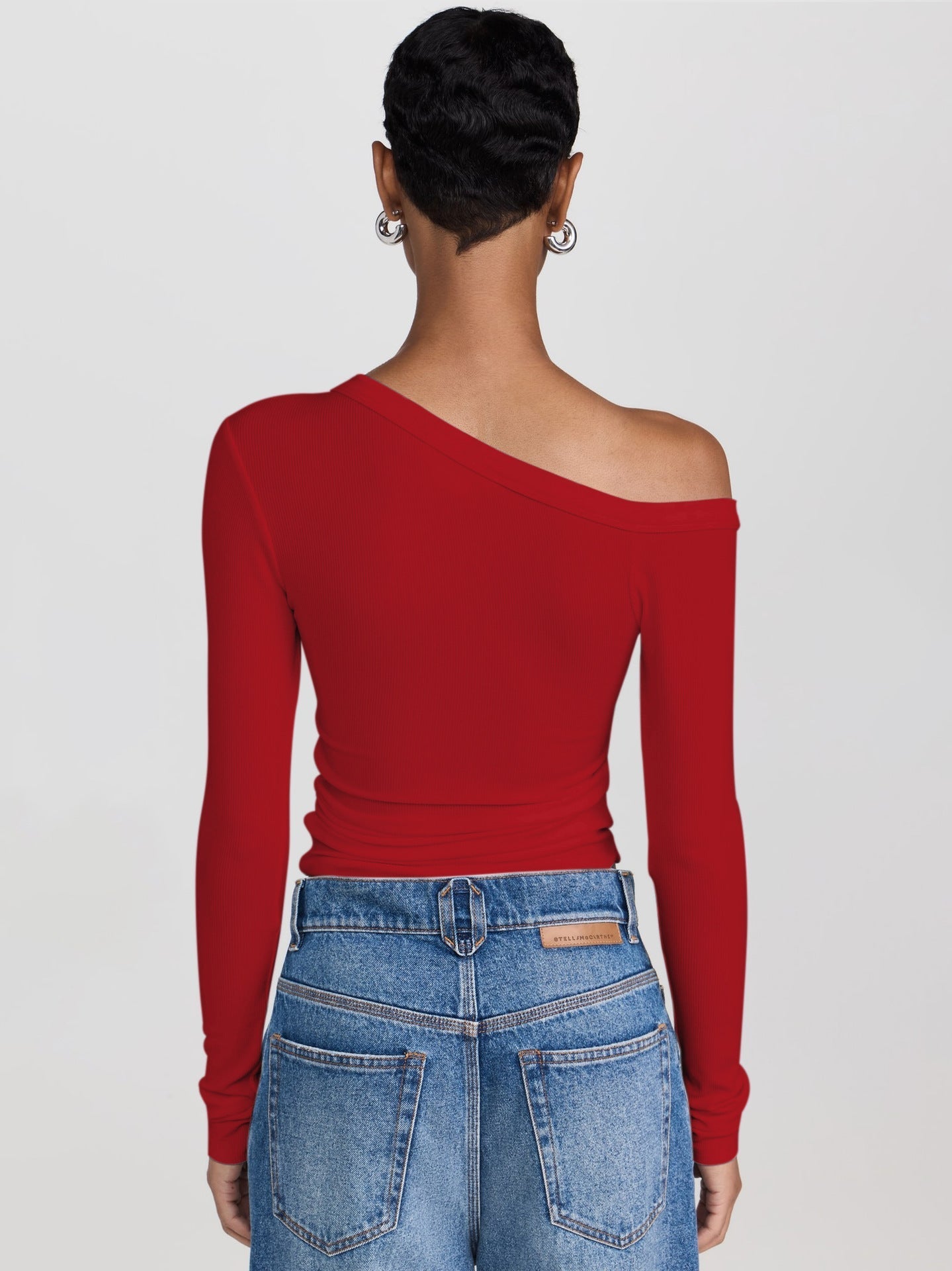 Individual Stylish Off-Shoulder Top