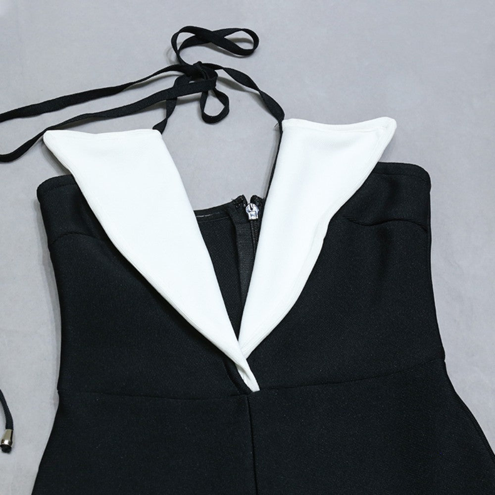 Halter Sleeveless Backless Bandage Jumpsuit