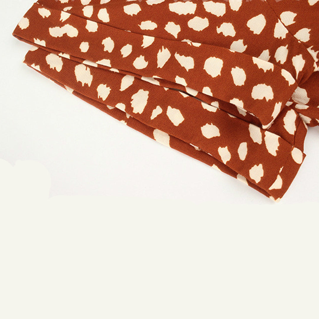 Milagros Printed V-neck Dress for Women Trendy Fashion Pick