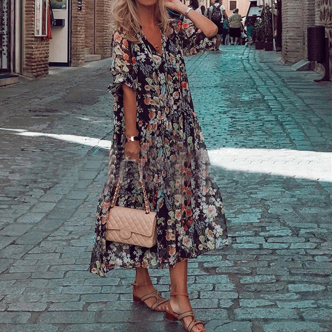 Noreen Elegant Long Dress for Women Easy Wear Style