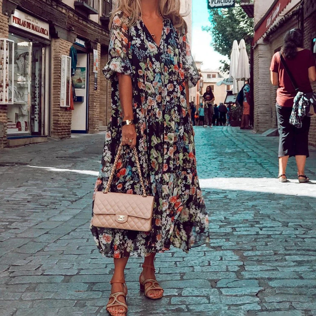 Noreen Elegant Long Dress for Women Easy Wear Style