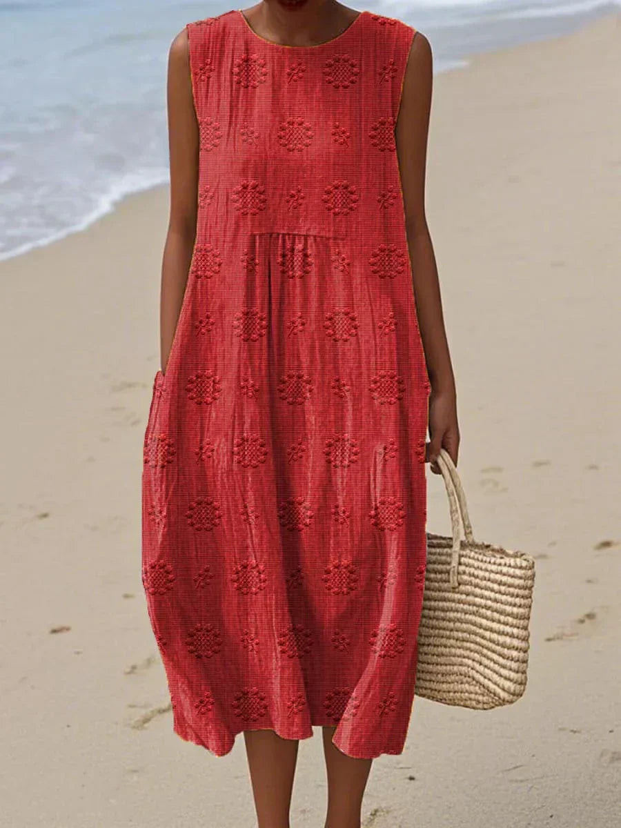 Iris Elegant Sleeveless Womens Dress with Contemporary Everyday Styling