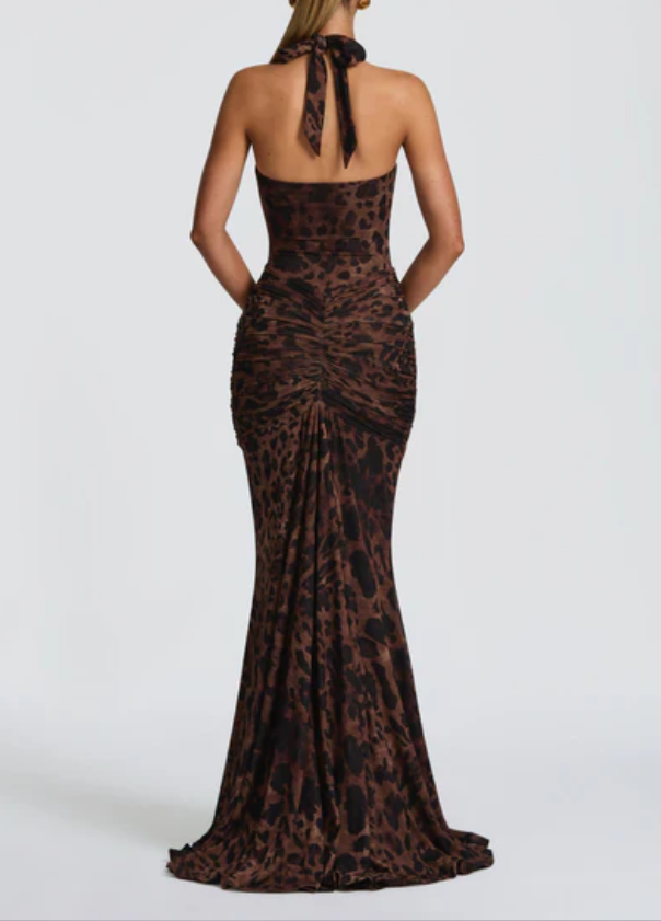 Plunge Neck Dress