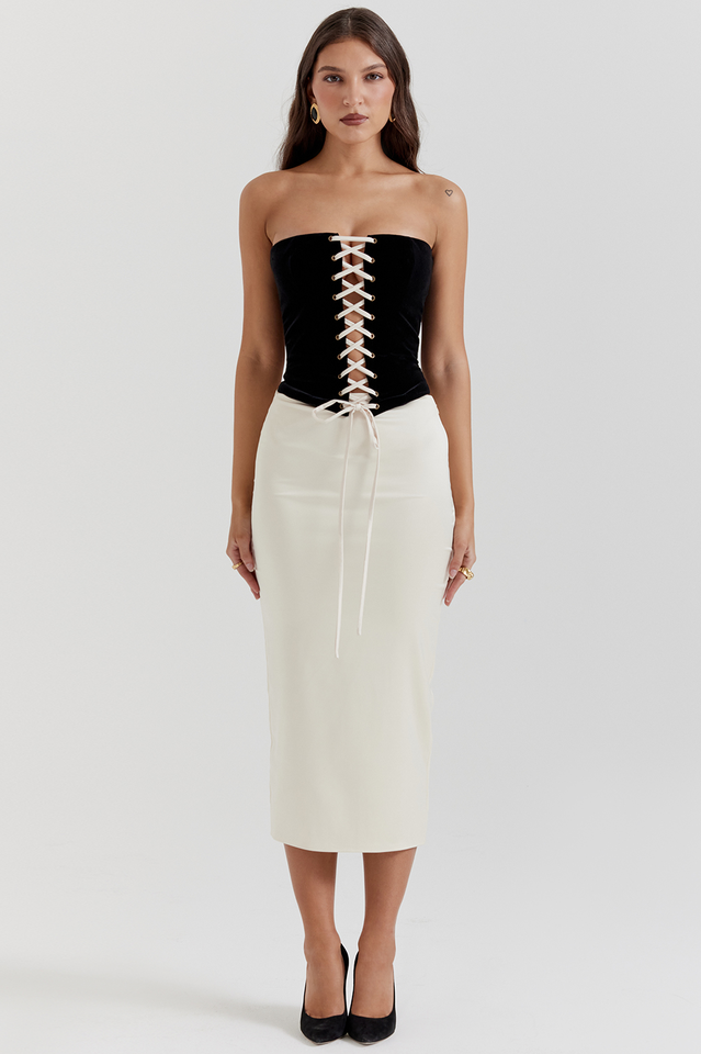 Jaina Tube Top Waist Dress | Dress In Beauty