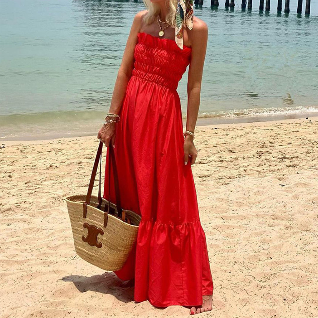 Nova Maxi Dress with Tube Top for Women Sophisticated Look
