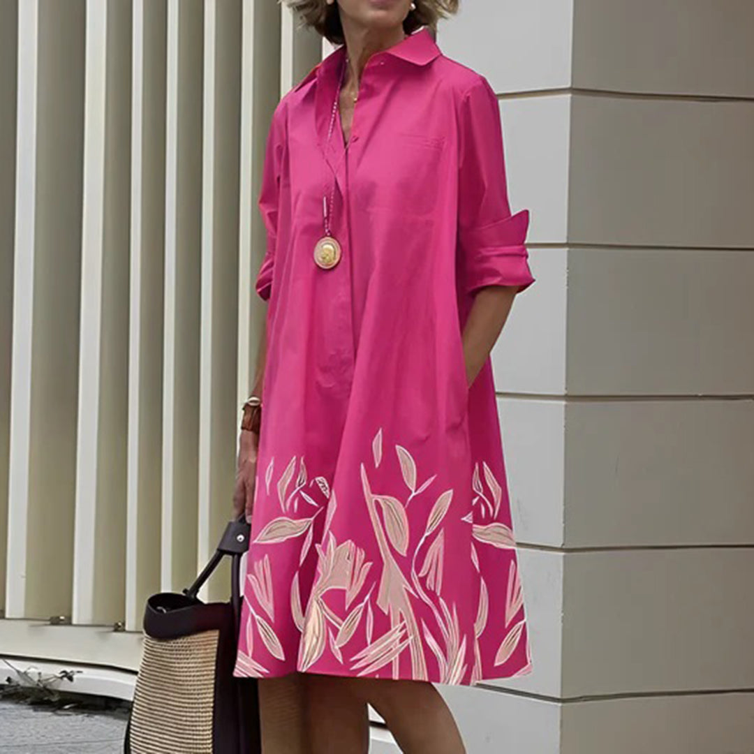 Alba Elevated Fashionable Shirt Dress Evening Wear Edit
