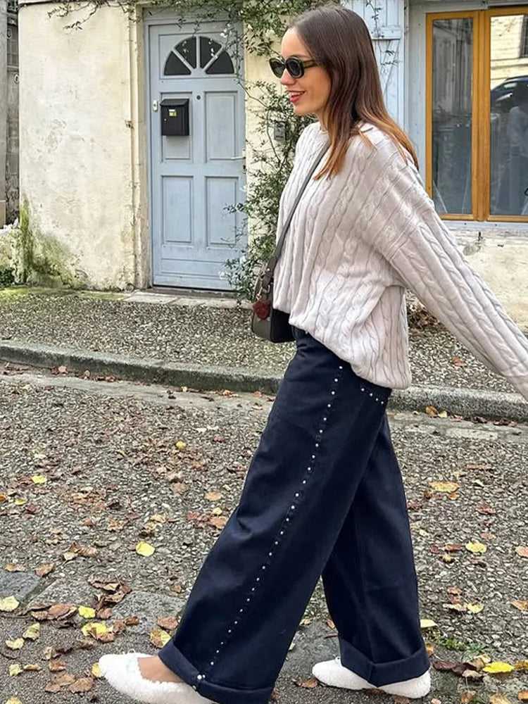 Warm Thick Round Neck Pullover Sweater