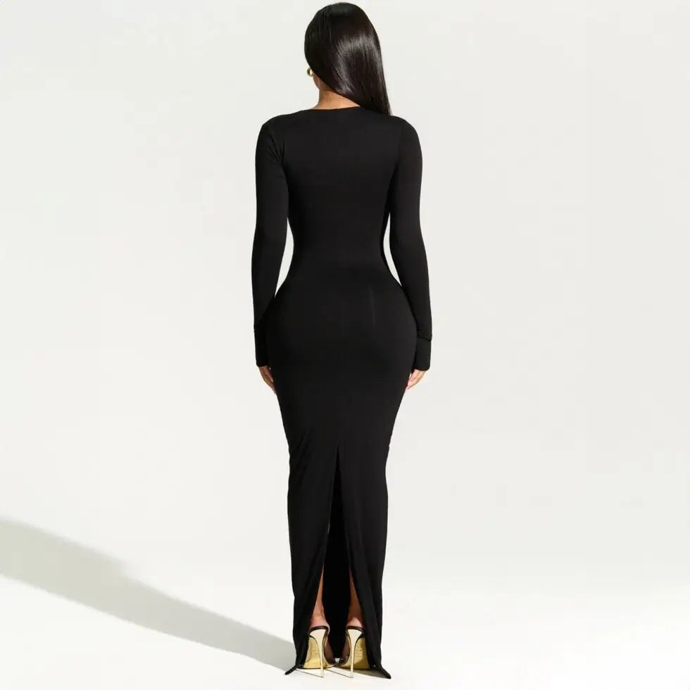Marina Elevated Long Sleeved Dress for Women Occasion Wear
