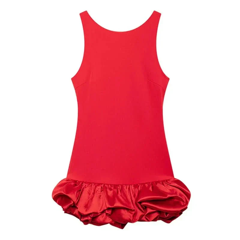 Megan Ruffle Mini Dress