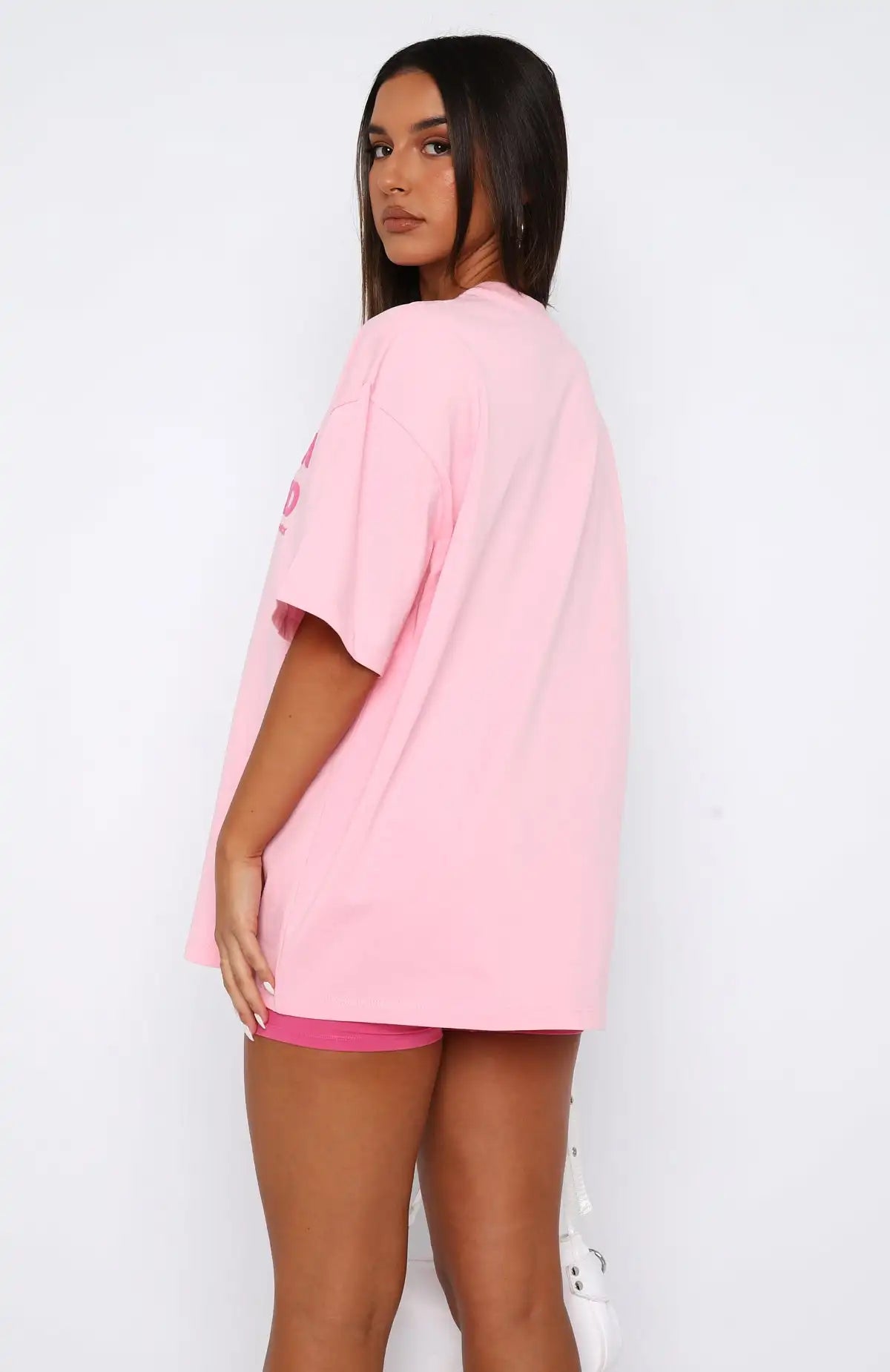 Pink Loose Casual Fit Tshirt