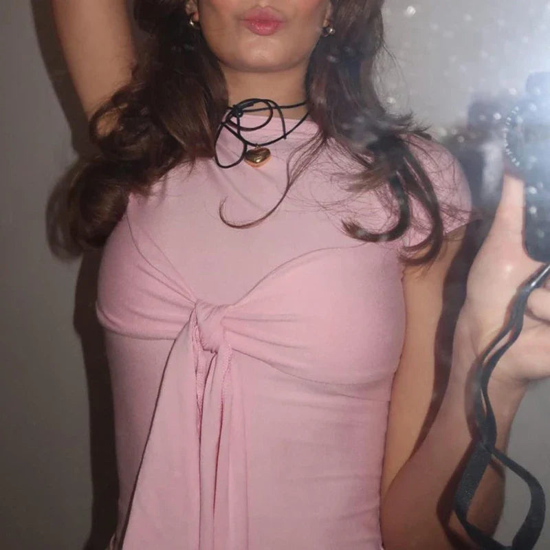 Corset ONeck Bodycon Crop Top