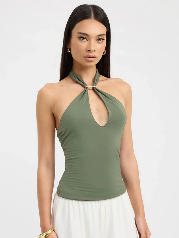 Hollow Out Bohemian Crop Top