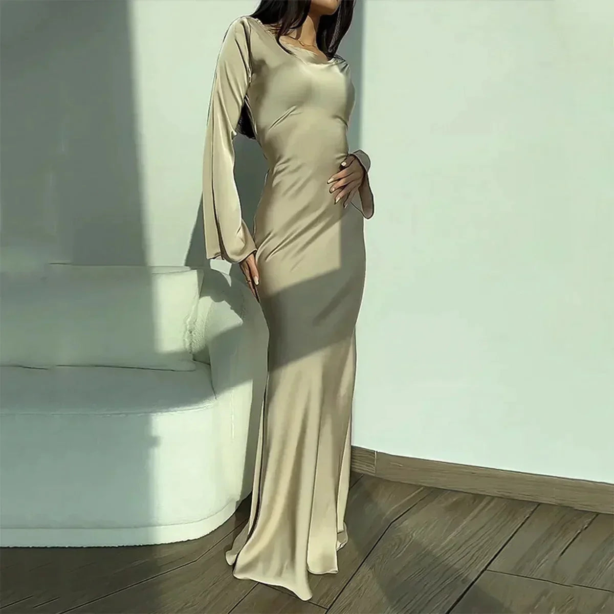 Paola Long Sleeved Womens Classic Dress with Premium Casual Styling