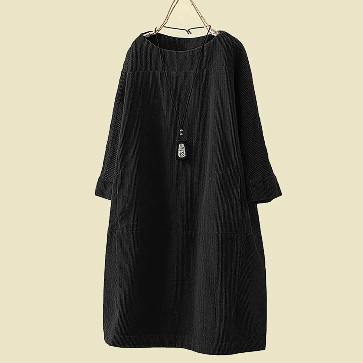 Cintia Velvet Dress Dress with Relaxed Fit and Streetwear Style