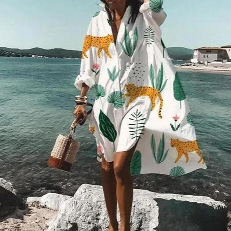 Elena Statement Casual and Effortless Summer Dress Premium Wardrobe Essential