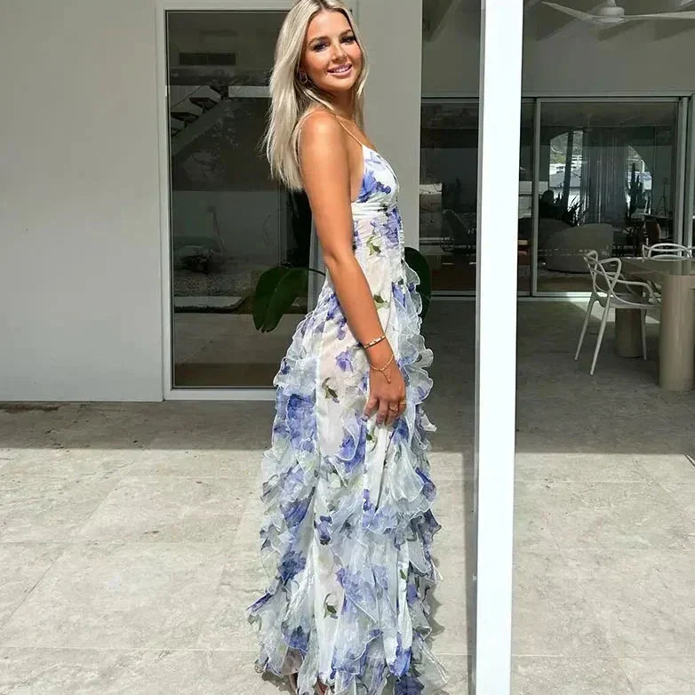 Adelaida Premium Dress with Print Chic Silhouette Collection
