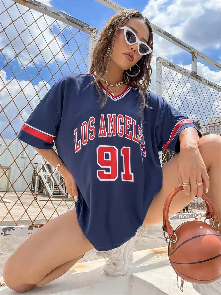 Number 91 Oversized Street Tshirt