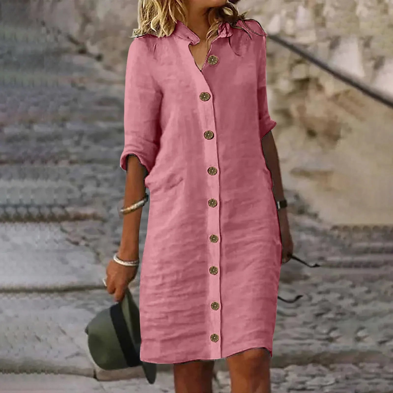 Tiziana Minimalist Maternity Dress Chic Silhouette Collection