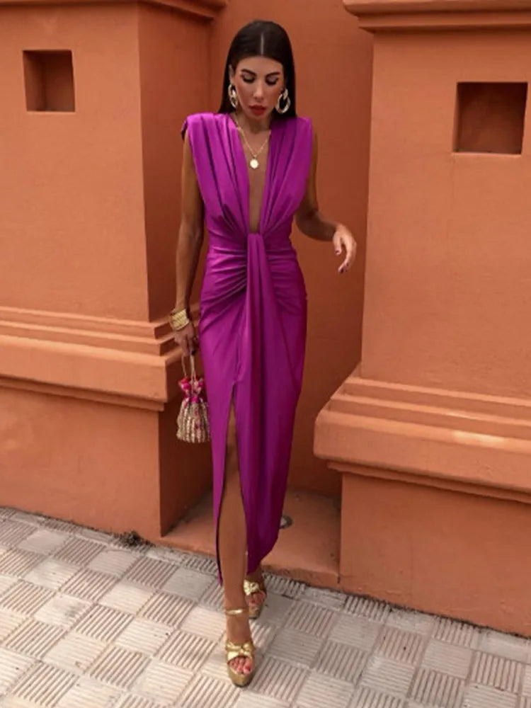 Nilda Classic and Stylish Summer Dress for Women Holiday Party Outfit