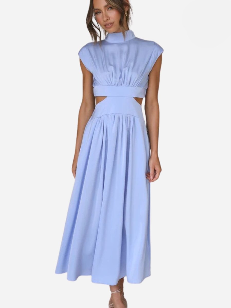 Luján Minimalist Summer Sleeveless Long Maxi Dress Boutique Collection