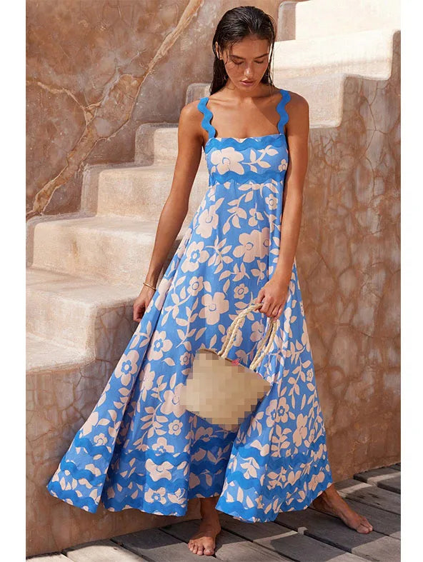 Solana | Elegant Floral Maxi Dress